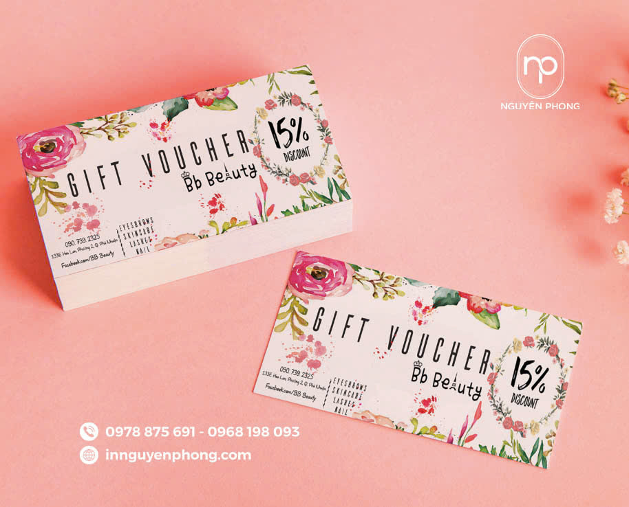 Voucher được sử dụng phổ biến ở ngành làm đẹp 
